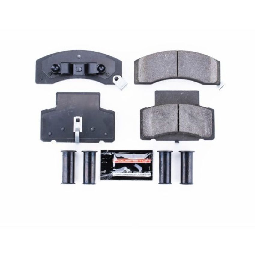 PowerStop Z23-459 PowerStop - Z23 Daily Driver Carbon-Fiber Ceramic Brake Pads with Hardware Kit