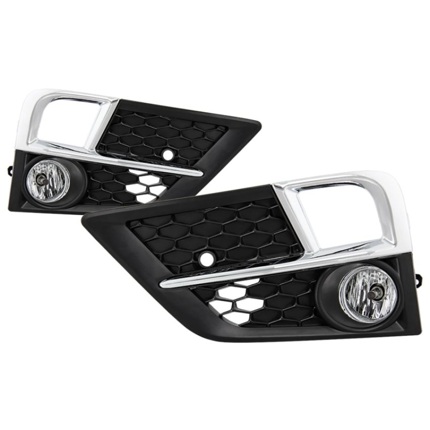 SPYDER 5086303 OEM Fog Light W/OEM Style Switch - Clear