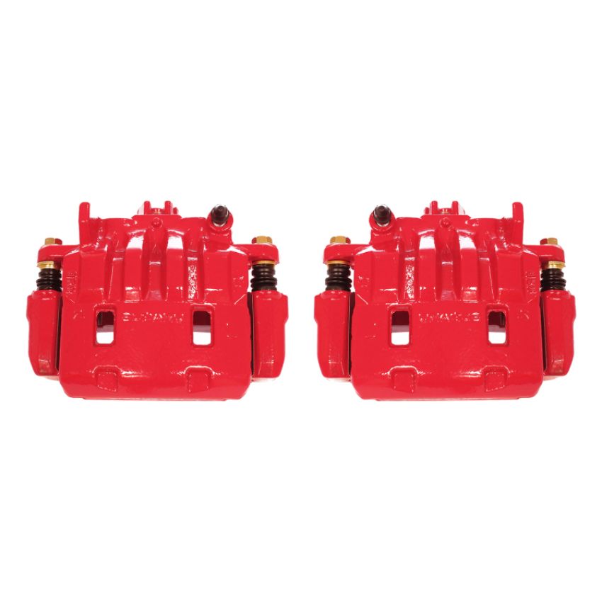 PowerStop S7084 Red Powder Coated Calipers