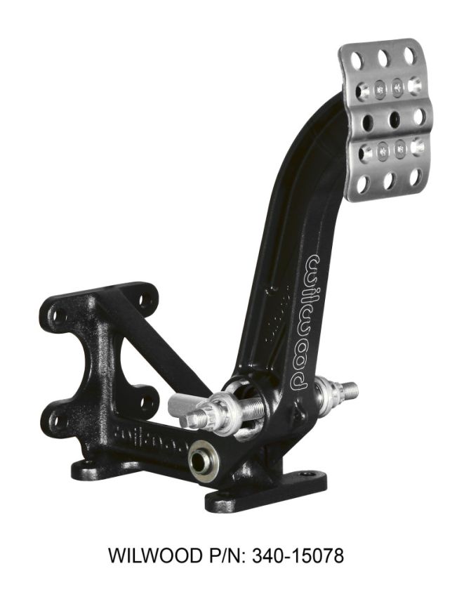 Wilwood 340-15078 Adjustable-Trubar Brake Pedal - Dual MC - Floor Mount - 6:1