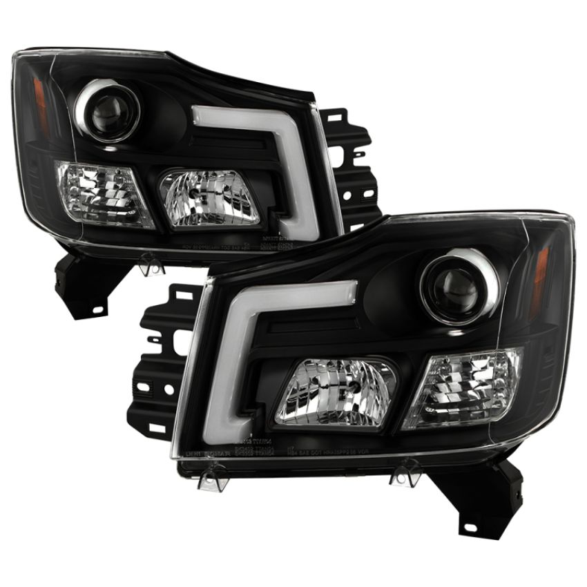 SPYDER 5088406 High-Power LED Module ( Low Beam ) Equipped Headlights - Black
