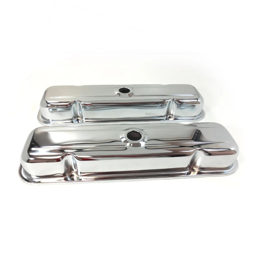 RACING POWER CO-PACKAGED RPCR9461 Pontiac 326-455 Short Valve Cover Pair