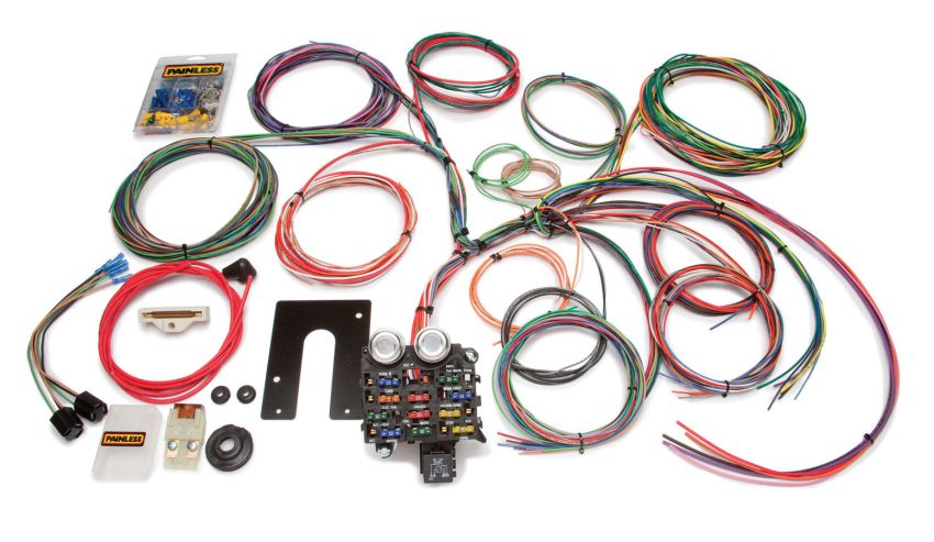 PAINLESS WIRING PWI10105 Wiring Harness CJ2-5Jeep w/Thru Firewall Grommet