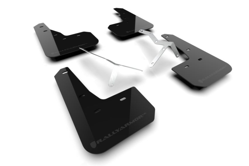 Rally Armor MF109-UR-BLK-DGRY Black Mud Flap/Dark Grey Logo