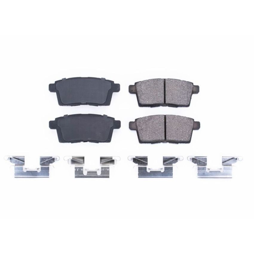 PowerStop 17-1259 PowerStop - Z17 Low-Dust Ceramic Brake Pads with Hardware