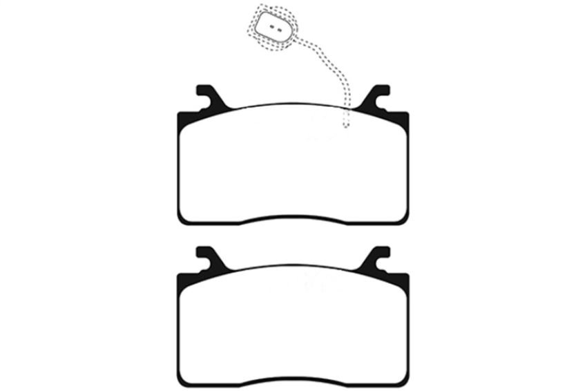 EBC Brakes DP32325C Redstuff Ceramic Low Dust Brake Pads