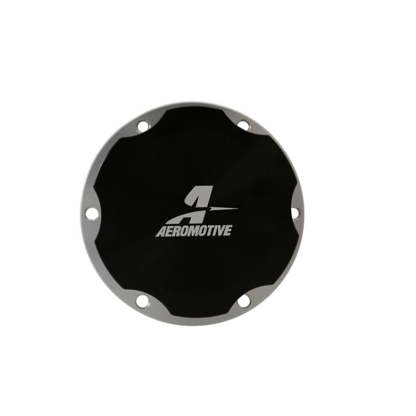 Aeromotive 18730 Fillcap - Screw-On - 3in - Flanged - 6-Bolt - Black