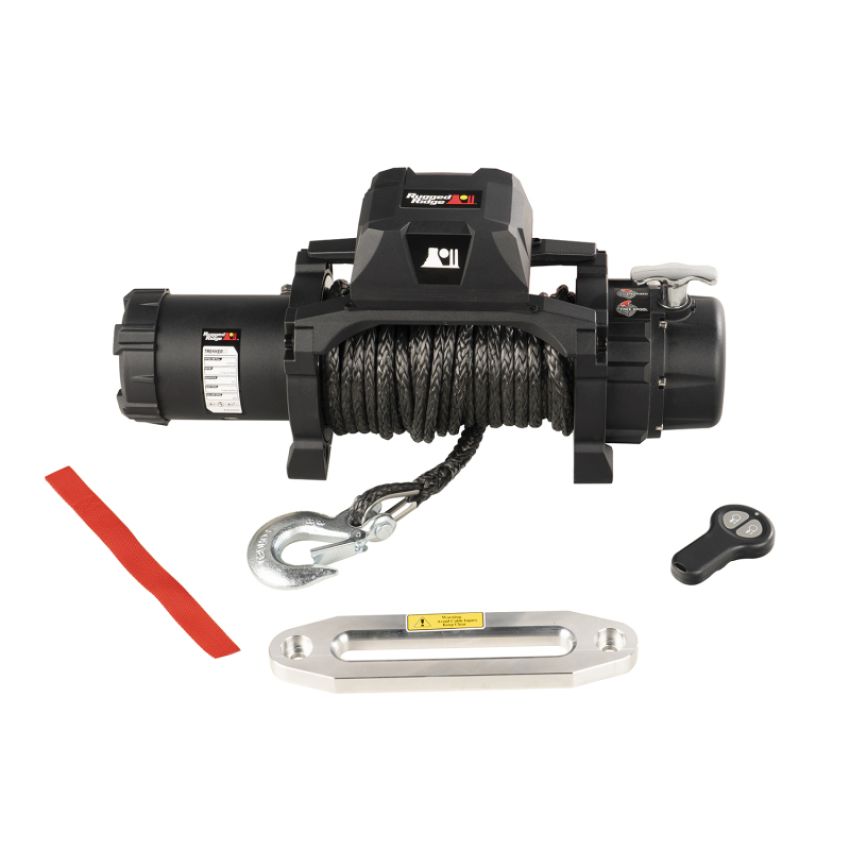 Rugged Ridge 15100.08 Trekker S10 Winch 10000lb Rope Wireless