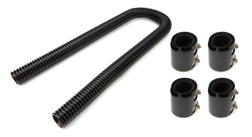 RACING POWER CO-PACKAGED RPCR7310BK Black 48in Stainless Radiator Hose Kit
