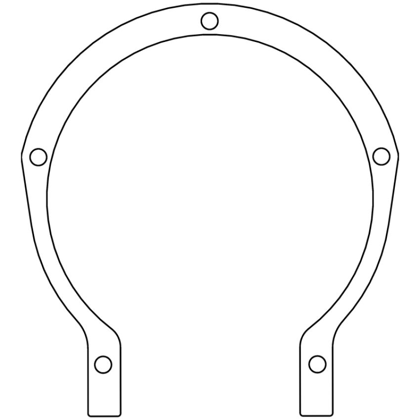 Cometic Gasket C15135 Cometic Ford Flathead V8 8BA/8CM .015in Fiber Timing Cover Gasket - 1948-1953
