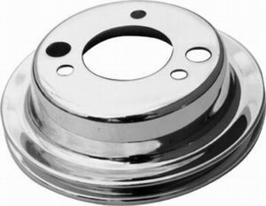 RACING POWER CO-PACKAGED RPCR9817 SB/BB Chevy Single Groov e Crankshaft Pulley LWP