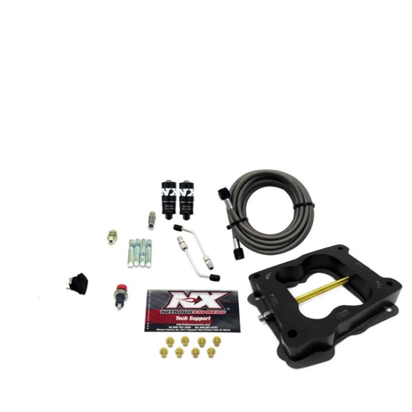 Nitrous Express 40080-00 Q-JET/HOLLEY SPREAD BORE HITMAN (100-150-200HP) LESS BOTTLE