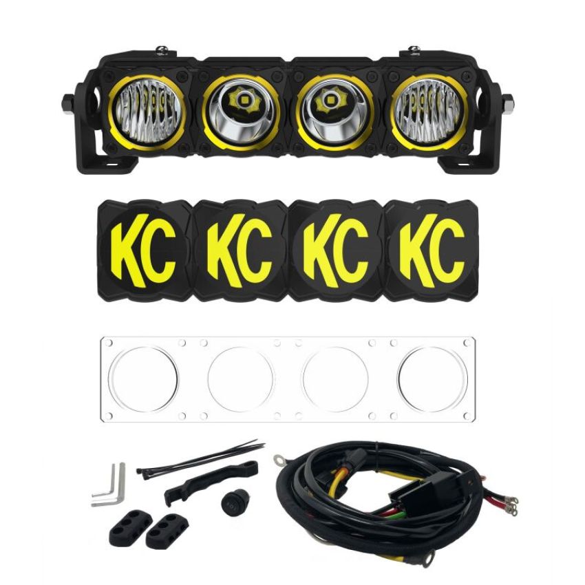 KC HiLiTES 291 FLEX ERA LED Light Bar - 10 Inch Master Kit