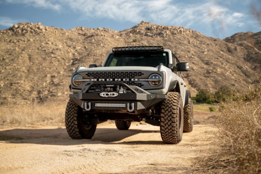 DV8 Offroad LBBR-08 Ford Bronco A-Pillar Dual Light Pod Drop Mounts