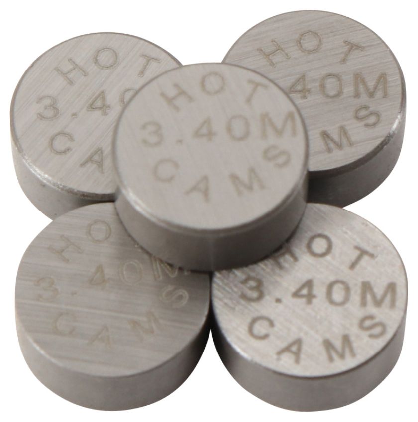 Hot Cams 5PK748340 07-16 CRF 150 R/2016 CRF 150 RB Big Wheel 3.400mm Shim Kit - 5 Pack