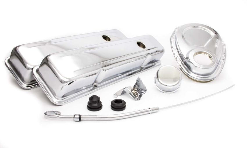RACING POWER CO-PACKAGED RPCR3023 SBC Engine Dress Up Kit w/Short Valve Covers