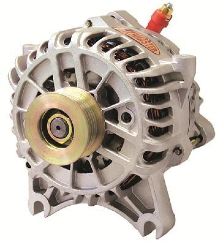 POWERMASTER PWM47795 200amp Alternator Ford 6G Style Natural Finish