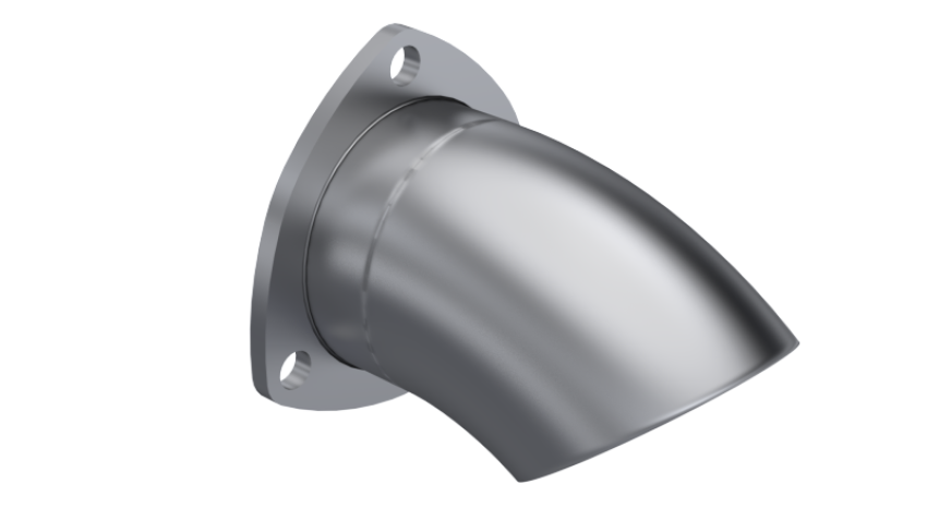 QTP 11300 3in Bolt-On QTEC Adjustable Turn Down