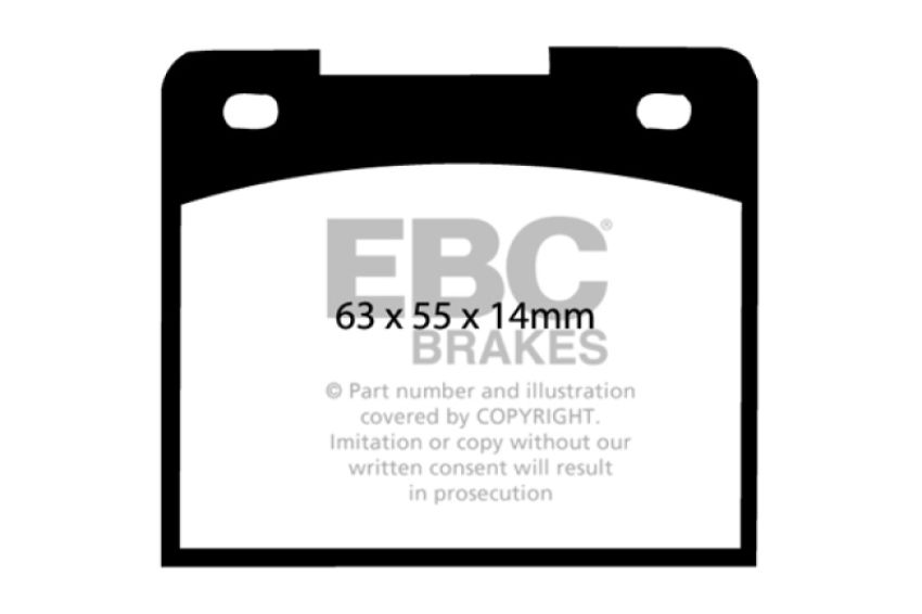 EBC Brakes DP2114 Greenstuff 2000 Series Sport Brake Pads