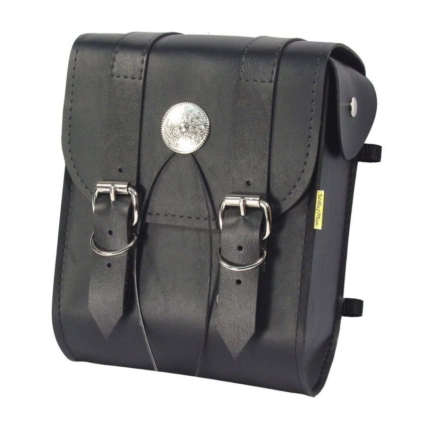 Willie & Max 58451-00 Universal Deluxe Sissy Bar Bag (8 in L x 10 in W x 4.5 in H) - Black