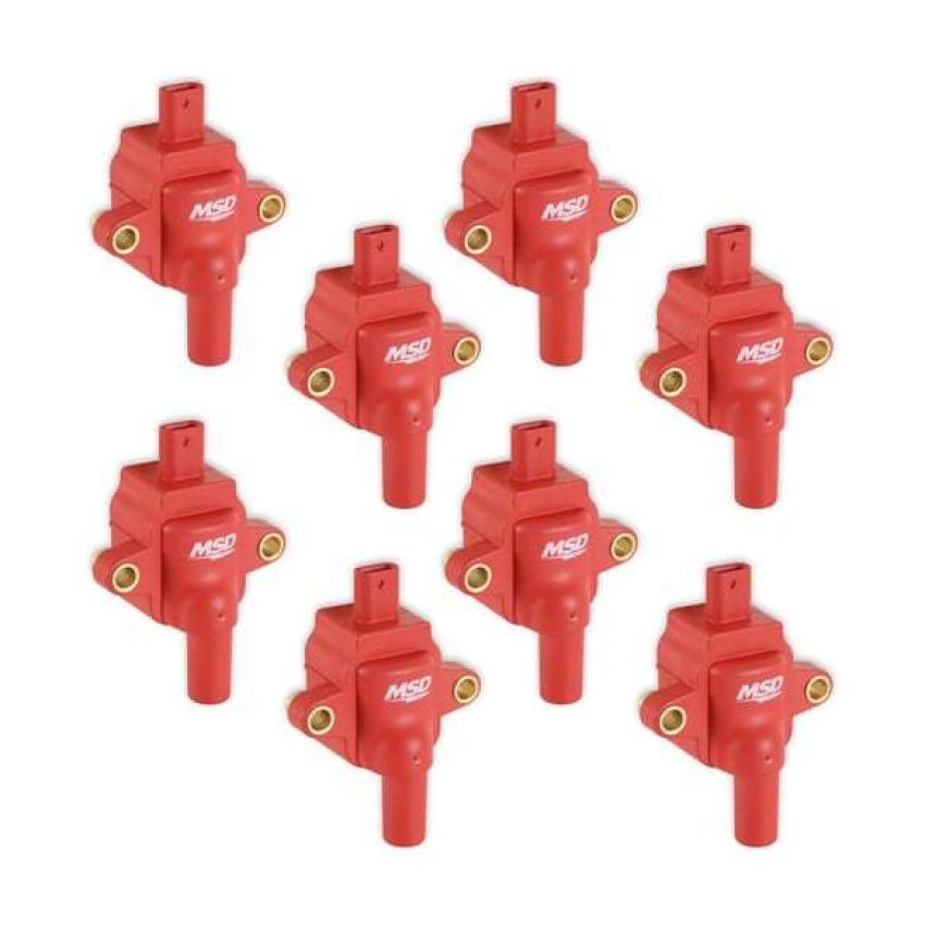 MSD IGNITION MSD82838 Coil Ford Godzilla 7.3L 8-Pack Red