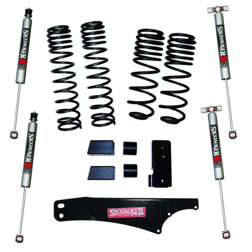 Skyjacker JK25BPMLT 2007-2018 Jeep Wrangler JK 4 Door 4WD Long Travel 2in-2.5in Lift Kit w/M95 Monotube Shocks