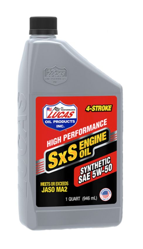 LUCAS OIL LUC11208 Synthetic 5w50 SXS Oil 1 Quart