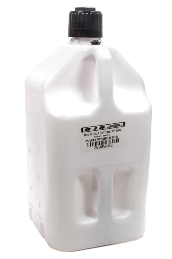 RJS SAFETY RJS20000106 Utility Jug 5 Gallon White
