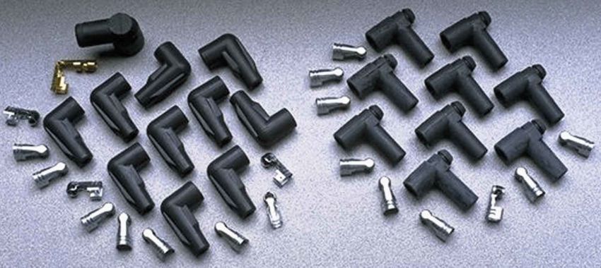Taylor Cable 46051 Distributor/Coil Boot & Terminal Kit 90 deg HEI