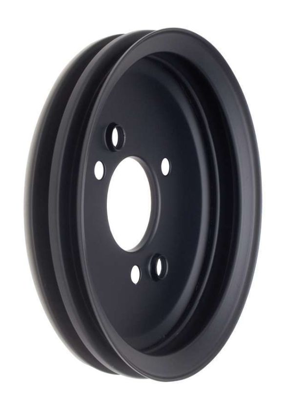 TRANS-DAPT TRA8616 BBC SWP Crankshaft Pulley 2 Groove Black