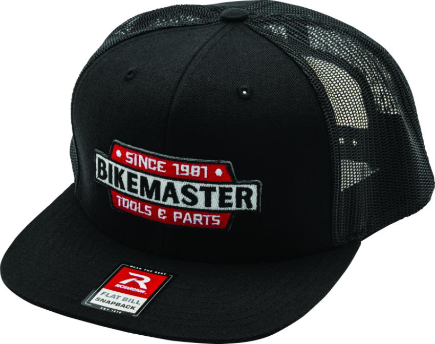 BikeMaster 803912 Patch Flat Bill Cap