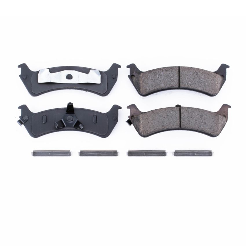 PowerStop 17-667 PowerStop - Z17 Low-Dust Ceramic Brake Pads with Hardware