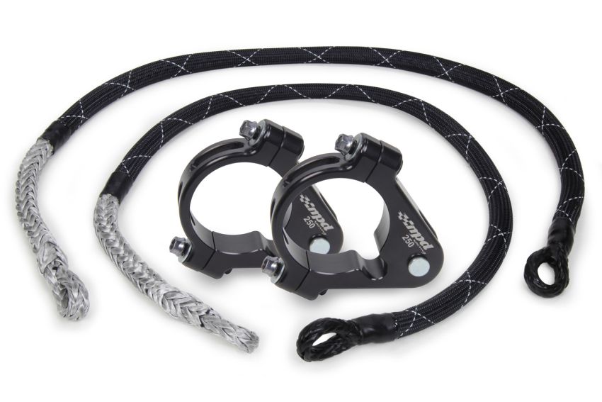 MPD RACING MPD10500 Axle Tether Pair With 2.5in Clamps
