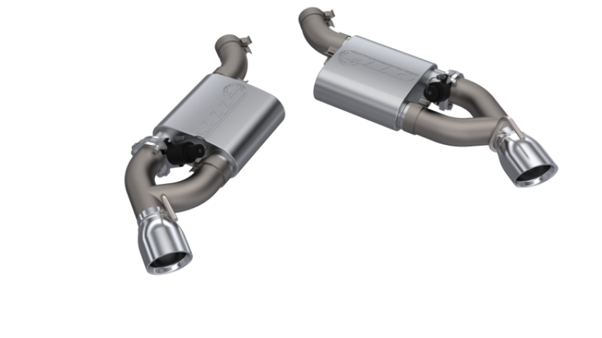 QTP 400116 2016-2024 Chevrolet Camaro SS   Screamer Axle Back  Dual Tip Bumper