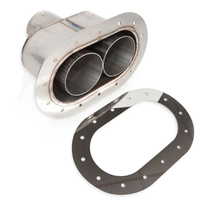 Stainless Works Oval Through-Body Tip With Tubes