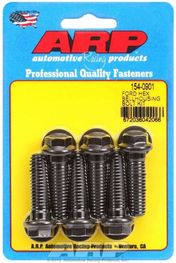 ARP ARP154-0901 Bellhousing Bolt Kit - 6pt. Ford