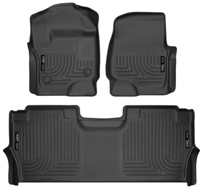 HUSKY LINERS HSK94061 Front & 2nd Seat Floor L iners Weatherbeater