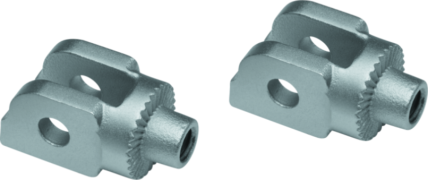 Kuryakyn 8902 Splined Peg Adapter BMW Silver