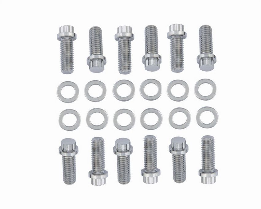 MR. GASKET MRG5003 Chrome Intake Bolts