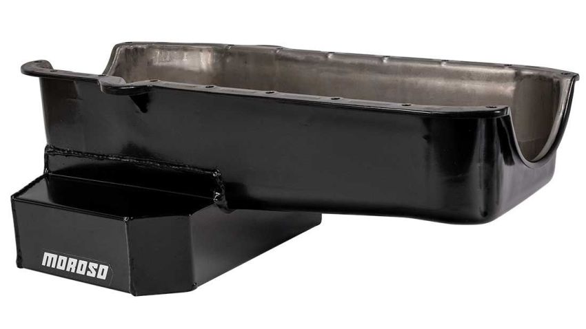 MOROSO MOR21317 SBC C/T Oil Pan - 7qt. RH Dipstick