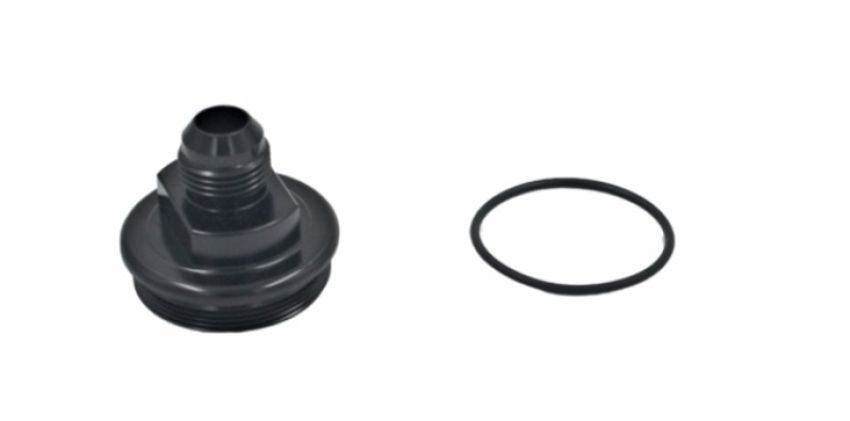 Fuelab 108020102-7 Replacement Filter Cap -10AN Inlet - Black