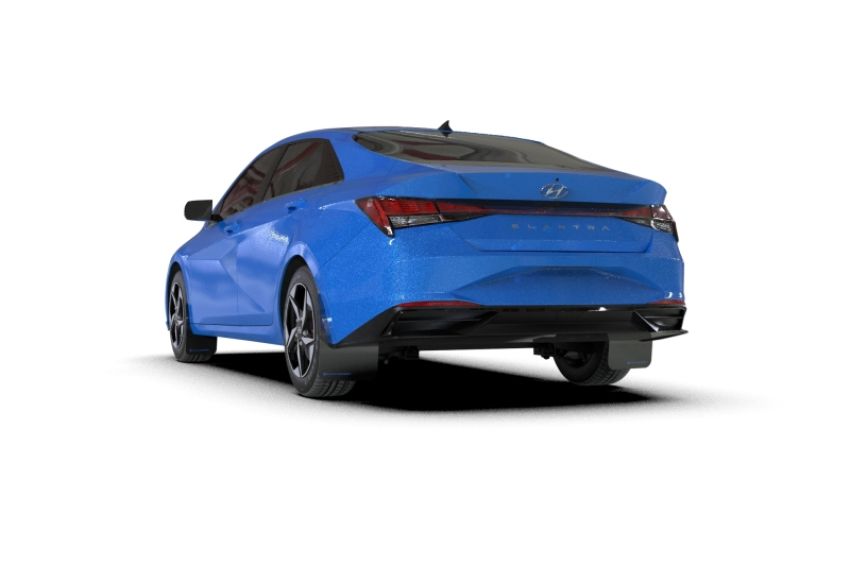 Rally Armor MF69-UR-BLK-BL Black Mud Flap/Blue Logo