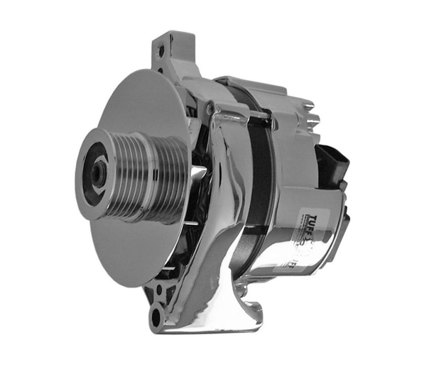 TUFF-STUFF TFS7716B Ford Alternator 5.0L 100 Amp Chrome