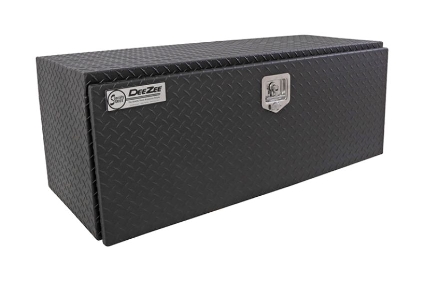 Dee Zee DZ75TB Deezee Universal Tool Box - Specialty Underbed Black BT Alum 48X20X18 (Txt Blk)