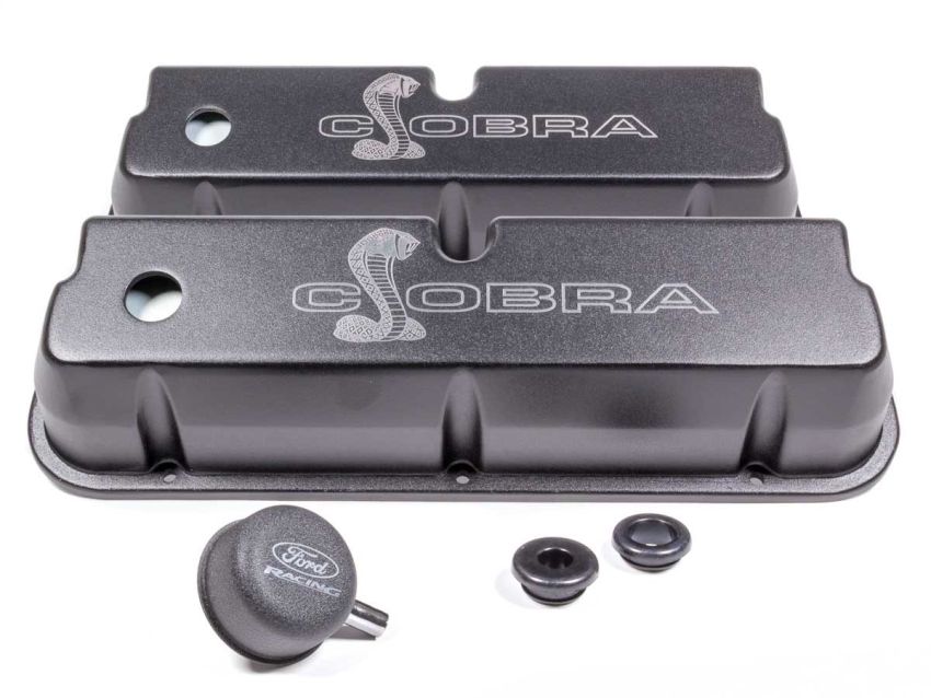 Ford Racing M-6582-LE302SBK Black Satin Valve Covers