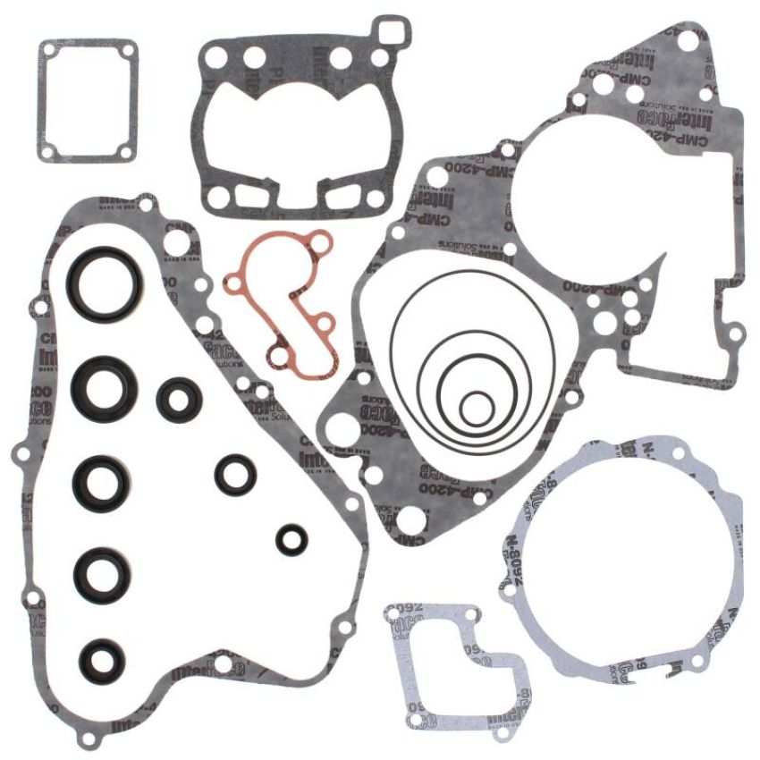 Vertex Pistons 811504 Vertex Gaskets 91-01 Suzuki RM80 Complete Gasket Kit w/ Oil Seals