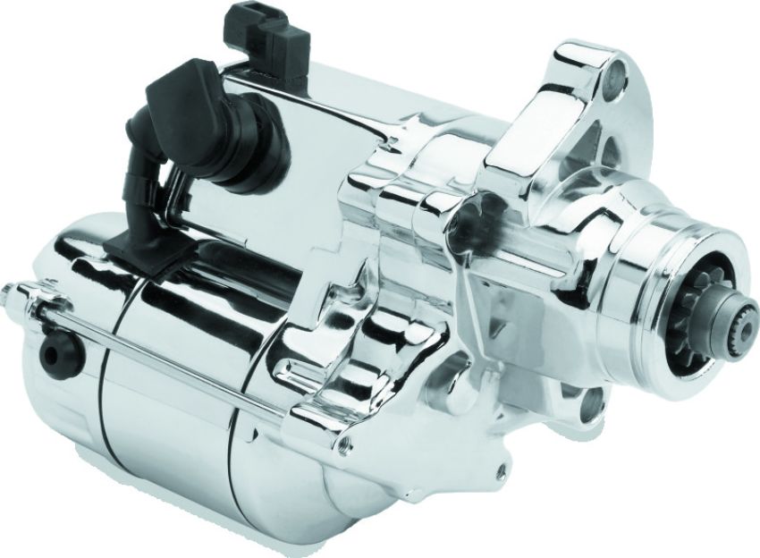 TwinPower 215503 Twin Power 07-17 Big Twins +06 Dyna Exc M8 1.4 Kw Starter Chrome Replaces H-D 31618-06A