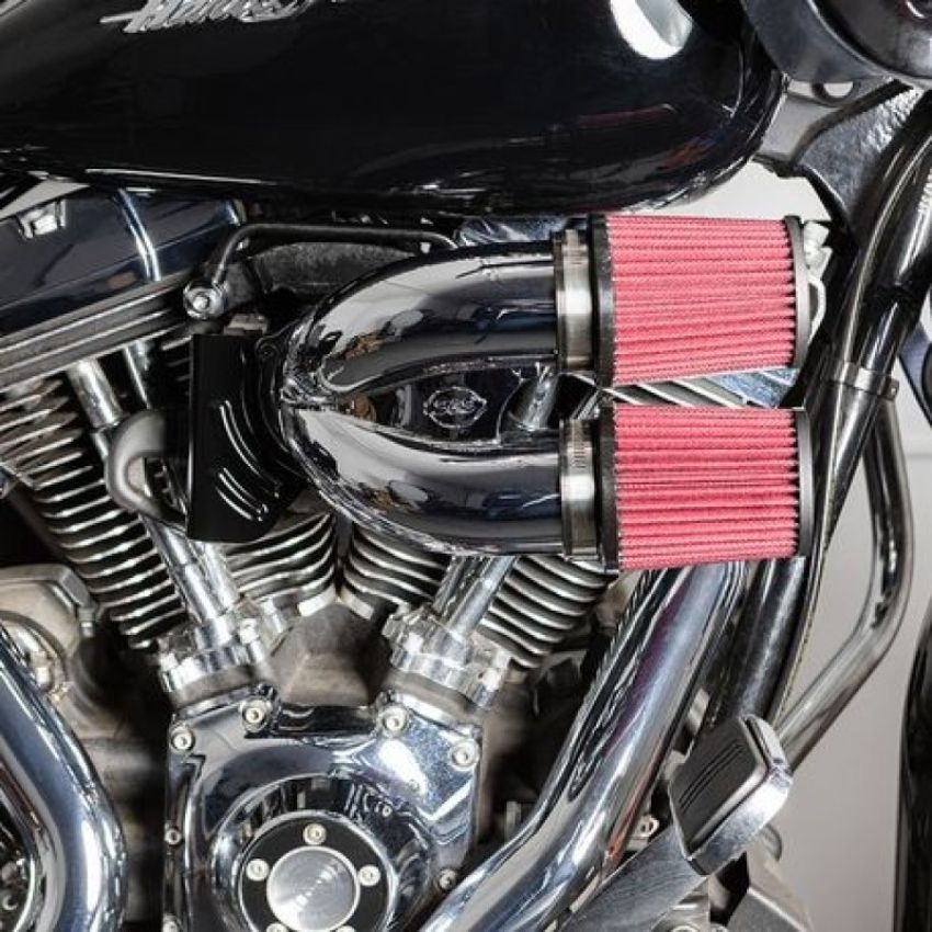 S&S Cycle 170-0636A 08-16 Touring Intake Runner Induction Kit - Chrome