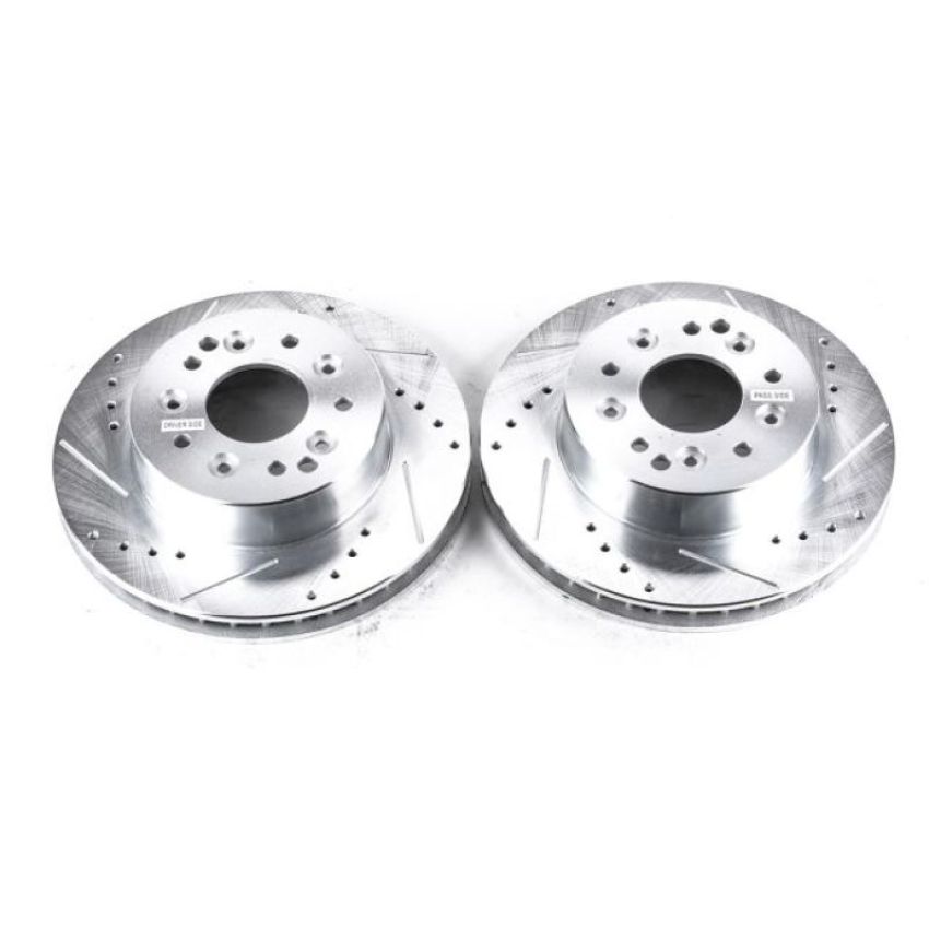 PowerStop AR8207XPR PowerStop Evolution Performance Drilled, Slotted & Plated Brake Rotor Pair