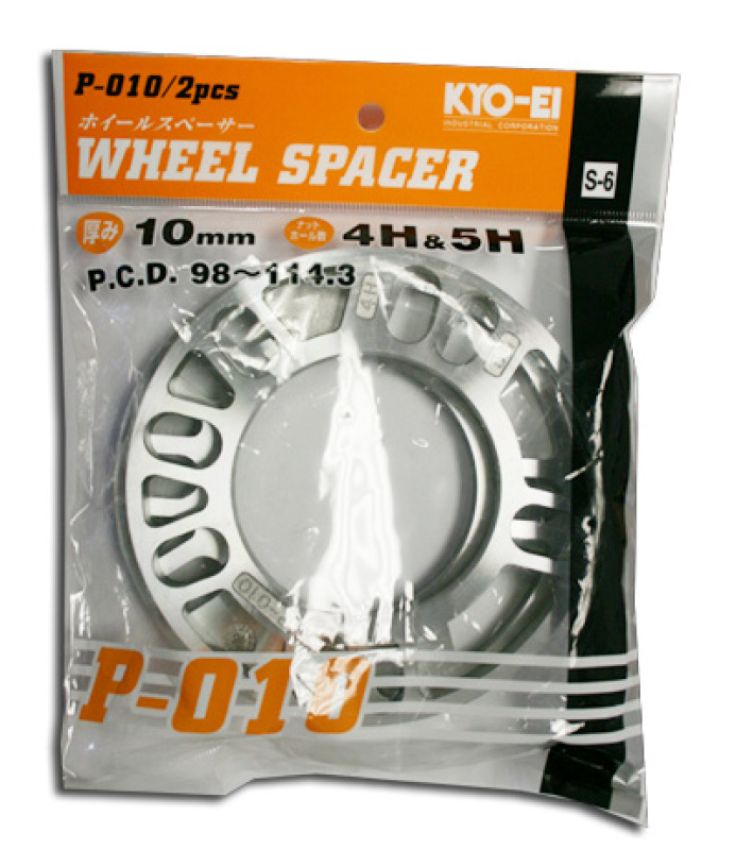 Project Kics W010UP 10MM Universal Spacers (2 Pk)